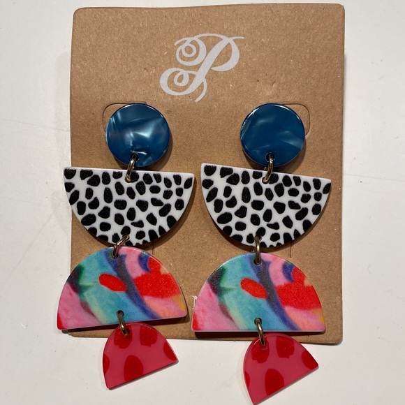 4 Colorful Earring Set with Beads and Tassels by PLUNDER 4/$40 - Picture 5 of 6
